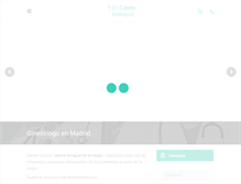 Tablet Screenshot of ginecologo-madrid.com